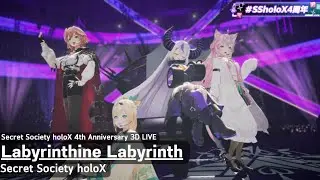 [3D LIVE] Secret Society holoX - 迷宮なラビリンス (Labyrinthine Labyrinth)