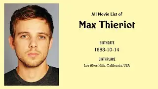 Max Thieriot Movies list Max Thieriot| Filmography of Max Thieriot