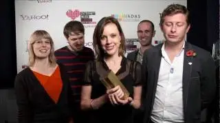 Huffington Post UK's Declaration of Lovie at The 1st Annual Lovie Awards