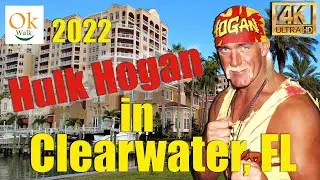 [4k] Hulk Hogan in Clearwater Beach, Florida - Walk Tour - July, 2022
