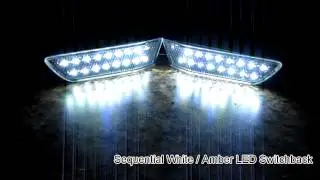 Infiniti G35 Custom LED Sequential Switchback Reflectors by zLEDs