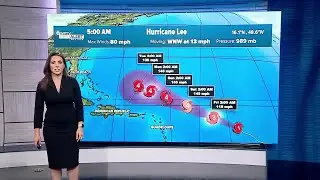 Hurricane Lee forecast, morning of Sept. 7, 2023
