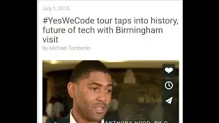YES WE CODE Birmingham Experience 2015