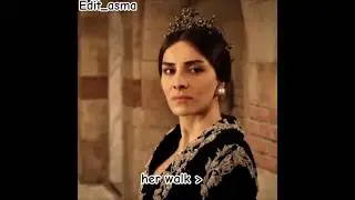 ✨ Mahidevran Sultan Walk 🔥 #magnificentcentury #mahidevran #hurrem #muhteşemy&uuml;zyıl#viralvideo#shorts