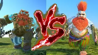 The Brotherhood of Grimnir VS Dragonback Slayers. Total War Warhammer 3