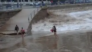 TEMPORAL DE MAR EN CANTABRIA. INGENIOSA CAZADA