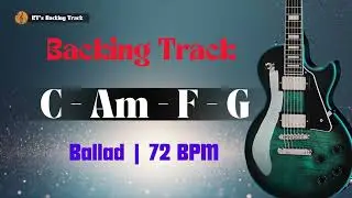 Ballad BACKING TRACK C Major | 72 BPM
