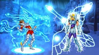 Seiya vs Hyoga | A Battle of Ice and Burning Spirit!