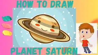 How to Draw Planet Saturn Step by Step
