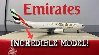 INCREDIBLE MODEL! | Unboxing and Reviewing the Emirates A330-200 model by Gemini Jets | 1:400