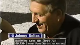 Johnny Unitas Sideline Ravens Interview (2000)