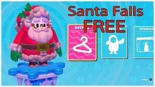 Fall Guys - Merry Christmas! *New* Santa skin Gameplay! (Free skin)