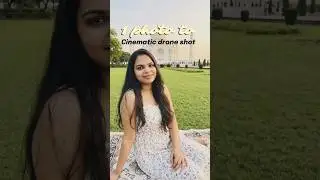 Wait&hellip; this wasn&rsquo;t shot with drone😲 from 1 photo to drone shot video🩵 #tajmahal