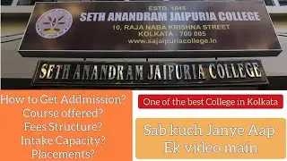 Seth Anandram Jaipuria College Kolkata| College Review| One of the best College in Kolkata #jaipuria