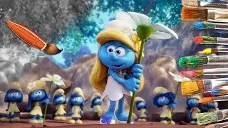 SMURFS: The Lost Village Movie 2017 - Kids Coloring Book with Smurfette