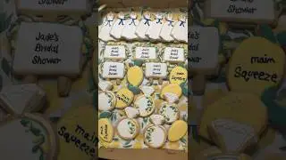 She found her main squeeze bridal shower cookies! #bakerslife #cookies #mainsqueeze