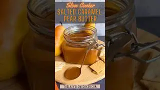 How To Make Slow Cooker Salted Caramel Pear Butter