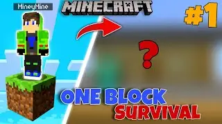 Best Minecraft PE ONE BLOCK Start 🔥|| Ep 1 || In Hindi ||