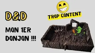 [D&D : Le dragon de la flèche de givre] 100h d'impression ! J'ai enfin un donjon 3D modulable!