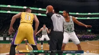 NBA Live 18 - Boston Celtics vs Los Angeles Lakers - Gameplay (HD) [1080p60FPS]