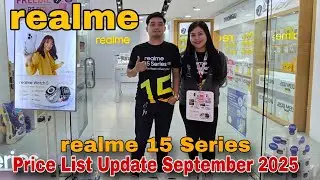 Realme 15 Series | Realme 14 Series | Realme GT 7 Series | Price List Update September 2025