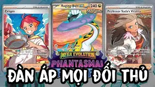 POKEMON TCG LIVE | Đ&agrave;n &aacute;p mọi đối thủ !!! 1 Raging Bolt ex Standard Deck - Phantasmal Flames