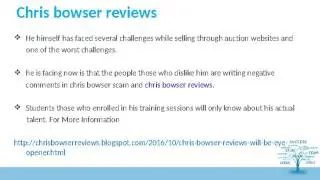 Learn the tricks of brand building through chris bowser