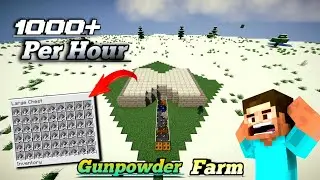 Minecraft-How To Build Creeper Farm In Minecraft | NAYAN