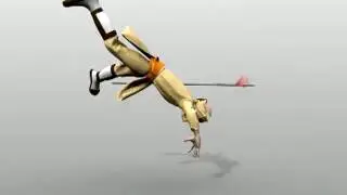 Shaolin Fighter Animation made with Blender 3d