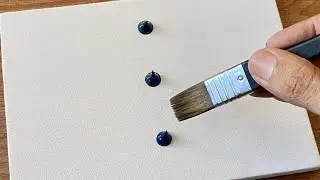 The Night Sea / Simple Painting / Acrylic Painting For Beginners