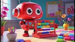 One Red Robot Loves to Add | Addition Song for Kids | Fun Math Rhyme for Preschoolers