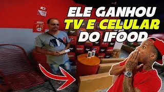 ENTREGADORES DO iFOOD GANHANDO TV E CELULAR! 🤯 A MAIOR PREMIA&Ccedil;&Atilde;O DA HIST&Oacute;RIA!