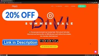 Divi Summer Sale 2020 | 20% OFF | Limited Offer - Link in Description