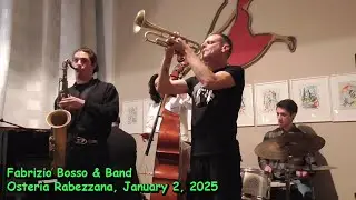 Fabrizio Bosso & Band - Jam Session @ Osteria Rabezzana, January 2, 2025