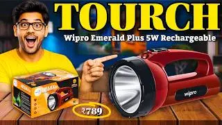 Wipro Emerald Plus 5W |  Rechargeable Torch | Torch Light | Best Torch light Under 1000 | Flashlight