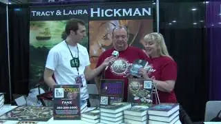 Authors Tracy and Laura Hickman at the SLC FanX - LOTH tv
