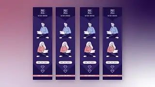 How to Design a Wide Skyscraper Banner for a Dating Match Service