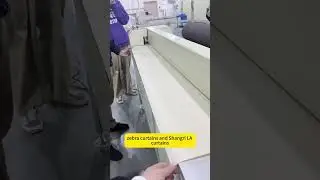 Roller blind cutting machine #rollerblind #factory