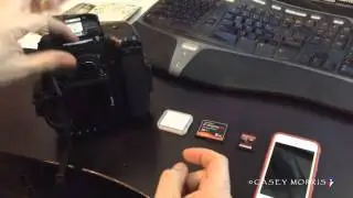 Eye-Fi, Canon 7D and Compact Flash to SD Adapter