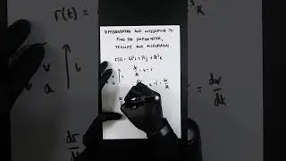 Using Differentiation to Find the Position Vector, Velocity, and Acceleration