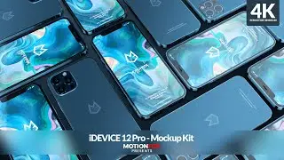 Apple iPhone 12 Pro - Presentation Mockup kit Template