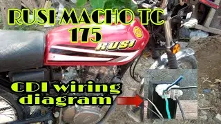CDI WIRING DIAGRAM RUSI MACHO TC 175 || AT TIPS KUNG ANO ANG PWEDE NA CDI PARA SA RUSI