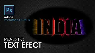 Realistic Text Effect In Photoshop CC 2019