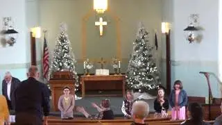 Rawson New Hope UMC: dec 1 children singing
