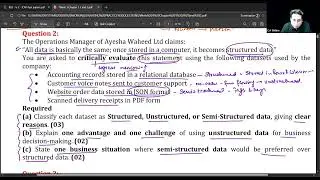 Day 1 | Question 2 | Chapter 1 | Types of Data and Sources