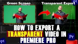 How To Export a Transparent Video in Premiere Pro | Tutorial | abbro | After Effect | easy way