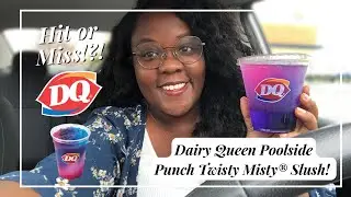 Trying Dairy Queen's NEW Poolside Punch Twisty Misty&reg; Slush | SIPPING WITH JACK