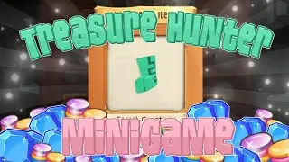 Как играть в НОВУЮ МИНИ-ИГРУ &laquo;ОХОТНИК ЗА СОКРОВИЩАМИ&raquo;! Animal Jam