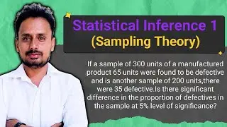 Hypothesis Testing | Statistics | Z test two proportions |  Statistical Inference | Part 9