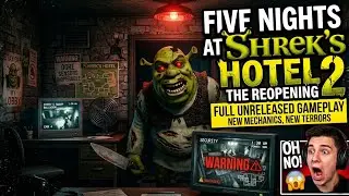 Playing five nights at shrek's hotel 2 (Full Gameplay) ✌️